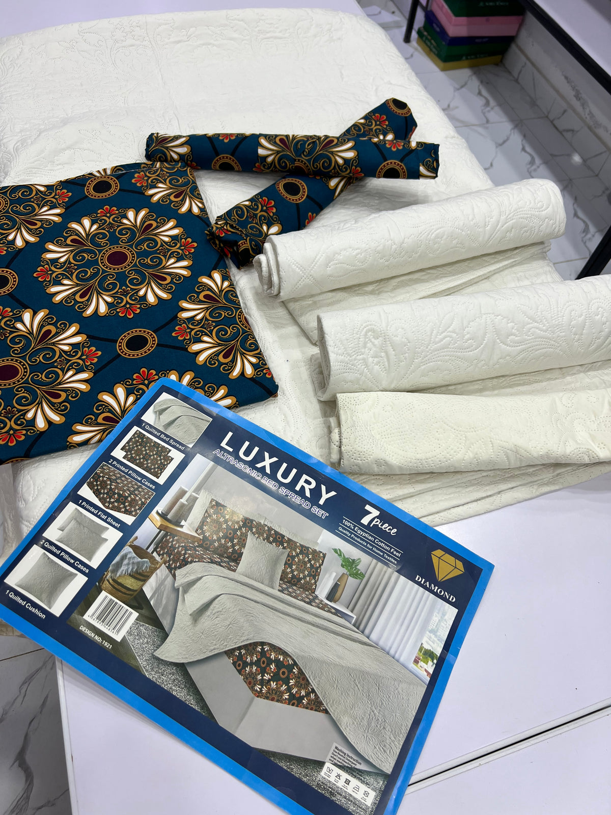 Diamond 7-Piece Comforter Set